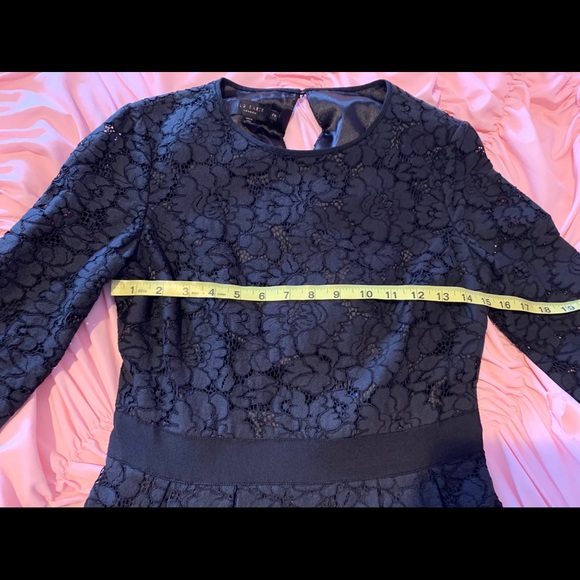 Ted Baker London black lace dress size 6 (Ted 2) - Picture 4 of 8